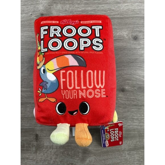 Funko Plushies Froot Loops Cereal Box Figural 9" Plush Stuffed Toy - New w/ Tags - Picture 1 of 10